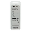 Mack 1017504 - metaalschroef verz. kop + moer verz. 8 st m5 x 50 mm | 10 stuks