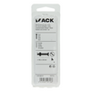 Mack 1017513 - metaalschroef verz. kop + moer verz. 5 st m6 x 60 mm | 10 stuks