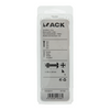 Mack 1017560 - kachelbout + moer staal verzinkt 4 st m8 x 60 mm | 5 stuks