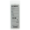 Mack 1017597 - houtbout + moer zwart 6,0 x 50 mm 4st | 5 stuks