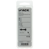 Mack 1017598 - houtbout + moer zwart 6,0 x 60 mm 4st | 5 stuks