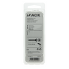 Mack 1019754 - spaanplaatschroef vz kop rvs 9 st 5,0 x 40 mm | 10 stuks