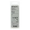 Mack 1019760 - spaanplaatschroef vz kop rvs 6 st 6,0 x 60 mm | 10 stuks