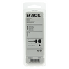 Mack 1019775 - houtdraadbout roestvrijstaal 2st 10 x 60 mm | 10 stuks