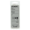 Mack 1020014 - houtdraadbout roestvrijstaal 6 st 8 x 70 mm | 5 stuks