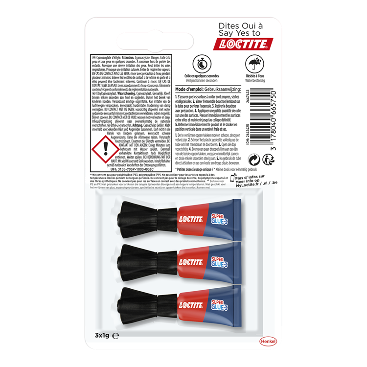 Loctite 1069854 - mini dose 3x1 g | 6 stuks