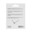 Mack 1047706 - stoelglijder nagel kunststof wit ø 19 mm 12 st pcs | 6 stuks