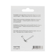 Mack 1047706 - stoelglijder nagel kunststof wit ø 19 mm 12 st pcs | 6 stuks - afbeelding 3