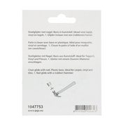 Mack 1047753 - stoelglijder nagel kunststof wit ø 28 mm 4 st pcs | 6 stuks - afbeelding 3