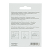 Mack 1047667 - stootdop rubber zelfklevend wit 12 x 12 mm 8 st pcs | 6 stuks
