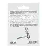 Mack 1047760 - insteekdop kunstsstof zwart ø 12 mm 4 st pcs | 6 stuks - afbeelding 5