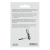 Mack 1047764 - insteekdop kunstsstof zwart 20 x 40 mm 4 st pcs | 6 stuks