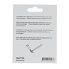 Mack 1047725 - stoelglijder nagel kunststof wit ø 25 mm 8 st pcs | 6 stuks
