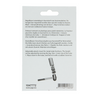 Mack 1047772 - regelbare insteekdop zwart 20 x 20 mm 2 st pcs | 6 stuks