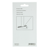 Mack 1047637 - deurwig rubber zwart 100 x 25 mm 1 st pc | 6 stuks
