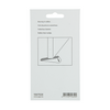Mack 1047638 - deurwig rubber wit 100 x 25 mm 1 st pc | 6 stuks