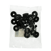 Mack 1047734 - stoeldop rubber zwart ø 23 mm 24 st pcs | 6 stuks