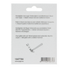 Mack 1047784 - stoelglijder nagel metaal chroom ø 18 mm 8 st pcs | 6 stuks