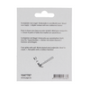 Mack 1047787 - stoelglijder nagel metaal chroom ø 30 mm 4 st pcs | 6 stuks