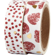 Https: www.cchobby.nl masking-tape-denneappels-en-stippen-folie-b-15-mm-2x4-m-1-doos - afbeelding 1