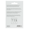 Mack 1048772 - versterkte vilt + schroef bruin ø 50 mm 4 st pcs | 6 stuks