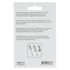 Mack 1048779 - versterkte vilt + schroef bruin ø 40 mm 4 st pcs | 6 stuks
