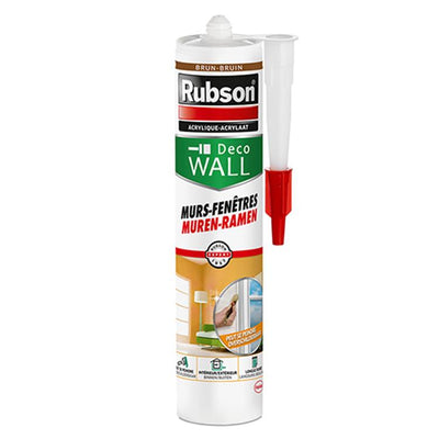 Rubson 1046433 - muren ramen bruin 280ml | 6 stuks
