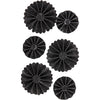 Https: www.cchobby.nl rosettes-d-35-50-mm-zwart-glitter-6-stuk-1-doos