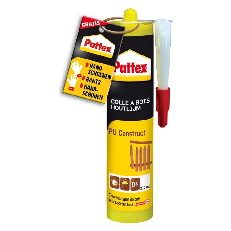 Pattex pu construct 310 ml bouwkit | sterke en duurzame constructielijm | ideaal voor constructietoepassingen | betrouwbaar en gemakkelijk te gebruiken.