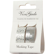 Https: www.cchobby.nl masking-tape-huizen-en-stippen-folie-b-15-mm-zilver-2x4-m-1-doos - afbeelding 2