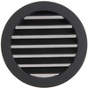 Renson 1061635 - inbouw rond schoepenr met gaas434r dia 160 ral 9005 zwart | 10 stuks