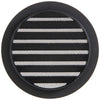 Renson 1061635 - inbouw rond schoepenr met gaas434r dia 160 ral 9005 zwart | 10 stuks