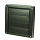Renson 1069269 - inbouw dampkaprooster 633 inox zwart (dia 100) | 2 stuks