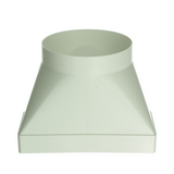 Renson 1069274 - pvc verbindingsst.rond rechth.7021 (220x90-dia 150) (wit) | 3 stuks - afbeelding 1