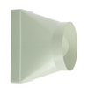 Renson 1069274 - pvc verbindingsst.rond rechth.7021 (220x90-dia 150) (wit) | 3 stuks