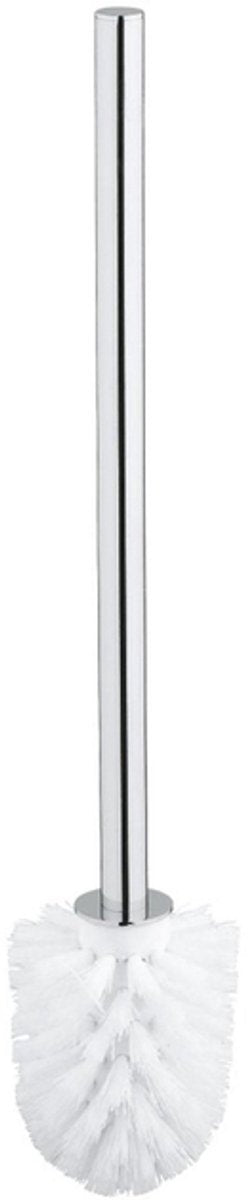 Grohe essentials reserve toiletborstel - chroom - wit