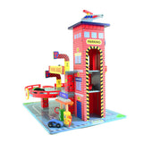 Playwood mentari houten garage rood - afbeelding 1