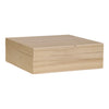 Playwood kist vierkant met losse deksel