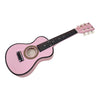 Playwood houten gitaar roze - 6 snaren