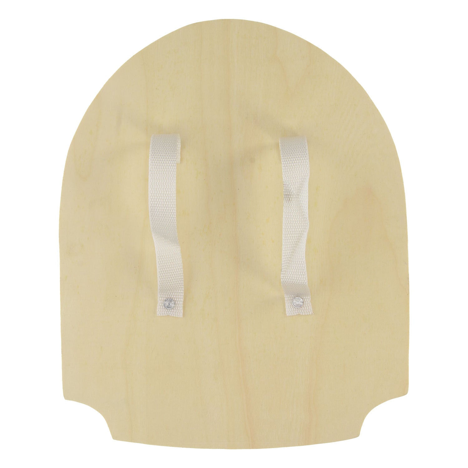 Playwood houten schild ridder leeuw met stoffen handvat speelgoed.