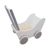 Playwood poppenwagen wit zilver