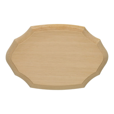 Playwood versier je houten naambordje dik, 17x11cm