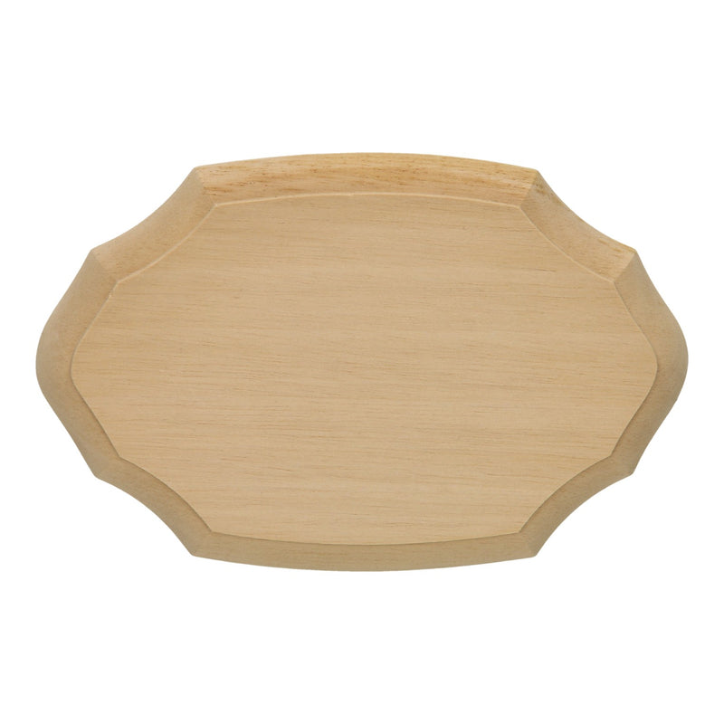 Playwood versier je houten naambordje dik, 17x11cm