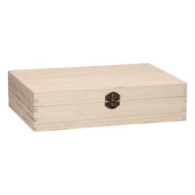 Hobbygroep playwood houten kist speelgoed organizer met 24 vakken naturel.