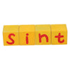 Playwood mijlpaal blok hout, 5,6cm