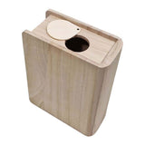 Playwood houten spaarpot boekvorm paulownia - afbeelding 3