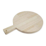 Hobbygroep houten snijplank rond met handvat, 34cm - afbeelding 1