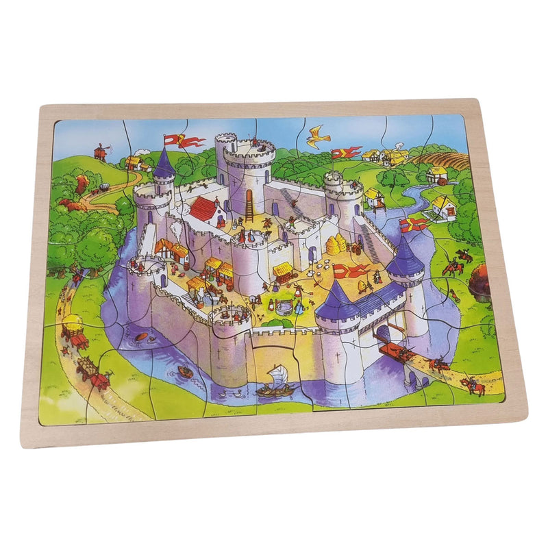Playwood houten legpuzzel kasteel - 41st.