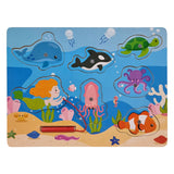 Playwood houten legpuzzel en visspel - 7st. - afbeelding 1