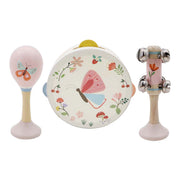 Playwood houten muziekset vlinder - 3dlg. - afbeelding 1